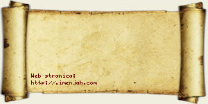 Isak Ničić vizit kartica